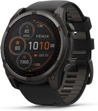 Умные часы Garmin Fenix 8 51mm Solar Sapphire Carbon Gray DLC Titanium with Black (010-02907-10)