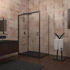 Душевой уголок Veconi Rovigo RV-046B 100x70, черный