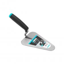 Кельма предназначена для нанесения строительных, гипсовых или цементных растворов на различные поверхности. Изготовлена из высокопрочной углеродистой стали со специальной термической обработкой и покрытием. Пластины кельм проходят специальную термическую обработку, которая повышает их гибкость и износоустойчивость. Эргономичная рукоятка. Прочное неразборное соединение рукоятки и черенка. Идеальная гладкость пластины. Максимальная легкость при сохранении прочности.