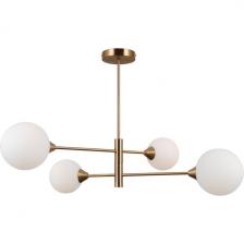 Потолочная люстра на штанге Moderli Molecule V10837-4P в форме шара