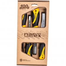 Набор из 4 плоских стамесок с ручкой NAREX SUPER 2009 LINE PROFI 6,12,20,26 860600