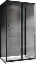 Душевой уголок Abber Schwarzer Diamant AG30110BH-S60B-S60B 110x60, профиль черный, стекло прозрачное