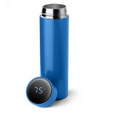 термос APOLLO Teatro 0,48л узкое горло с индикатором температуры нерж.сталь, силикон