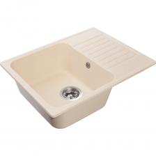 Кухонная мойка Reflection Prima бежевый RF0460BE сочетает высокое качество, надежные потребительские характеристики и доступную цену. Все это достигается за счет особенностей производства. При изготовлении моек для кухни используется инновационная технология, которая позволяет создавать продукцию высочайшего качества. Небольшая прямоугольная мойка с крылом строгого лаконичного дизайна облегчает мытье и сушку посуды, оставляя свободное пространство на рабочей зоне кухонного стола. Глубокая чаша вмещает большое количество комплектов посуды. Мойка может устанавливаться крылом как в левую, так и в правую стороны. Отметки для высверливания отверстия намечены с обратной стороны крыла мойки. Остается выбрать нужную сторону и просверлить отверстие. Отверстие рекомендуется делать алмазной коронкой, диаметром 35 мм. ВНИМАНИЕ! Мойки Reflection поставляются без сифона, что позволяет потребителю самостоятельно подобрать комплектующие, исходя из конфигурации кухни.