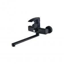 Смеситель для ванны ECONOCE серия 270 черный (EC0272BL) с длинным поворотным изливом произведен из цинкового сплава по технологии литья в песчаную форму. Данная технология позволяет достичь высокой структурной плотности и равномерной толщины стенок корпусного тела. Смеситель для ванной комнаты имеет устойчивое покрытие, которое защитит сантехнику от воздействия агрессивных моющих средств, предупреждает появления разводов и пятен. Керамический картридж D35-А обеспечивает плавное регулирование напора и температуры воды. Рукоятка смесителя поворачивается на 25 градусов по вертикали и 50 градусов по горизонтали, позволяя легко настроить поток воды. Тип крепления - эксцентрики (приобретаются отдельно), позволяет быстро и удобно установить смеситель на стену. Смеситель выполнен в современном черном цвете, который гармонично впишется в интерьер ванной комнаты.