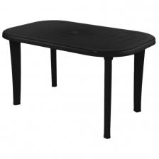 Стол Элластик пласт Элластик овальный антрацитовый 136х82х74 см
