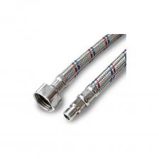 Подводка для смесителя с нержавеющим оплетением - это гибкий соединительный шланг, который используется для подключения смесителей к системе водоснабжения.  Рекомендуется для подачи холодной и горячей воды смесителям на кухне и в ванной. Оплетка - нержавеющая сталь, обеспечивающая защиту от механических повреждений. Бренд Damento - настоящий символ итальянского мастерства в мире сантехники. Он является лидирующим производителем насосного оборудования, труб и всех видов сантехнического оборудования.