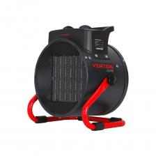 Тепловентилятор Verton Air - компактный и экономичный тепловентилятор с керамическим нагревателем, быстро создает уютную атмосферу в офисах, кафе, магазинах и мастерских. Современный дизайн и передовые технологии делают его идеальным решением для обогрева небольших помещений. Диапазон регулировки термостата: 0-100 °С; Пауза: не менее 2 часов; Максимальная продолжительность работы: 24 часа; Тип нагревательного элемента: металлокерамический (РТС-тип); Материал крыльчатки: РА6 (полиамид).