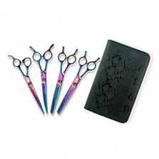 Набор ножниц 7 дюймов для груминга TUKKO Style SIGNATURE COLLECTION Colorful