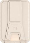 Кошелек-кардхолдер Magssory Duo c подставкой и магнитами, совместимый с MagSafe, ivory (ACL011)