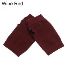 Женские Мотоциклетные Перчатки 1 пара, зимние вязаные шерстяные перчатки без пальцев, теплые Однотонные эластичные полурукавицы, дамские Вязаные Короткие кашемировые перчатки