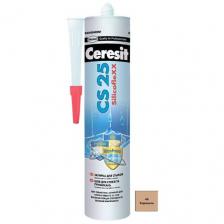 Герметик силиконовый затирка Ceresit CS 25 № 46 карамель 280 мл