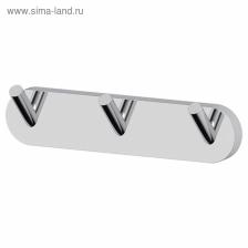 Вешалка Artwelle Harmonie, 3 крючка, хром, 18 см