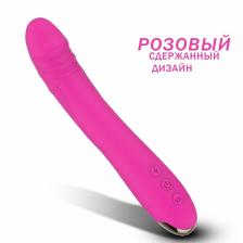 Вибратор реалистичной формы, со стимуляцией точки G, 22x3.8x3.1 см, розовый