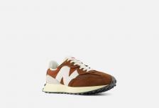 Кроссовки 327 Brown Beige Cracked US 4.5 \ UK 4 мл NEW BALANCE