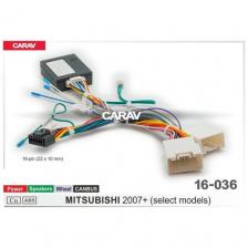 Комплект проводов для подключения Android автомагнитолы 16-pin на а/м MITSUBISHI 2007+ / Питание + Динамики + Руль + CANBUS CARAV 16-036