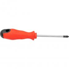 Отвертка ОНЛАЙТ OHT-Ot01-PZ1-80 обычная 82998 объединяет жесткий негнущийся стержень и удобную двухкомпонентную рукоятку. Инструмент подходит для работы с крепежом различной сложности. Использование широкой рукоятки с антимозольным профилем. Надежное соединение жала и рукоятки позволяет работать с большим усилием.