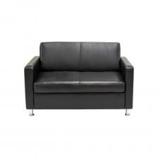 Двухместный диван Диван Мягкий офис Офис Классик Мини двухместный черный ОКМН203ЧН
