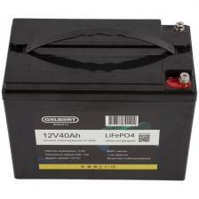Литиевый тяговый аккумулятор Gelbert LiFePO4, 12V/40Ah/40A/480Wh (6-EVF-45)