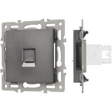 Механизм компьютерной розетки SCT-MPC1-PL-GR (RJ-45, CAT6) (Arlight) 045335
