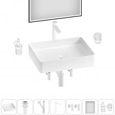 Комплексное предложение по специальной цене от Wellsee. Все составляющие набора проходят деликатные апгрейды для достижения абсолютной гигиены, надежности монтажных элементов и максимального удобства в пользовании. Благодаря инновационному материалу RefCeram® стало возможным создавать поистине изысканные изделия с мягкими силуэтными изгибами и четкими линиями. Невероятные филигранные формы раковины в два раза легче привычной керамики, но прочнее и долговечнее на 30%. Сохраняя внешнюю утонченность и хрупкость, умывальник имеет высокую износостойкость и долговечность. RefCeram® изменила вектор сантехники, обращая её исключительную утилитарность в выразительный предмет дизайна ванной комнаты. Дизайнерская сантехника для умывальной зоны изготовлена в едином стиле, прекрасно дополняет друг друга и создает органичный тандем в широкой линейке цветовых решений. Завершить современный интерьер ванной комнаты можно элегантными зеркалами из коллекции-бестселлера 7 Rays' Spectrum. Каждый товар из набора аккуратно упакован в сверхзащитную тару с надежной фиксацией от случайного смещения и повреждения продукции в процессе транспортировки. Четко отлаженная система отгрузки позволит каждому покупателю получить товар в отличном состоянии и точно в срок. Перед погрузкой каждое изделие проходит детальный визуальный осмотр для обнаружения возможных царапин или повреждений.