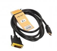 Видеокабель TV-COM Кабель (LCG135F-2M) HDMI to DVI-D (19M -25M) 2м, 2 фильтра