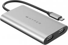 USB-хаб HyperDrive Dual 4K HDMI USB Type-C Adapter