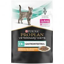 Влажный корм для кошек и котят Purina Pro Plan Veterinary Diets EN St/Ox Gastrointestinal, при расстройствах пищеварения, с курицей, 4 шт. х 85 г