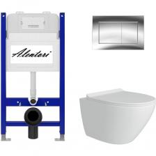 Производитель Alentori изготавливает всегда только качественный товар, что даёт инсталляции для подвесного унитаза Alentori SISTEMA 50 AL.SIS33T массу преимуществ Крепится в капитальную стену и пол Режим слива воды: определяется механизмом системы инсталляции/скрытого бачка Объем смывного бачка: 4,5 и 9 л Подвод воды сверху / подвод воды сбоку Диаметр слива: 9 см Монтажная глубина: 11 см Монтажная высота: 105.5 см Межосевое расстояние под крепеж. шпильки: 18 / 23 см Данный унитаз подходит также для инсталляции фирм: TECE; Grohe; Geberit; AM.PM; ИнкоЭр; Weltwasser; Cersanit; IDDIS; BAUEDGE; AQUATEK; DIWO; Vitra; IDEAL Standart; Alca Plast; Jacob Delafon; Ewrika; Berges; Vidima; BELBAGNO; Viega; Enio; Azario; Laufen; Roca и другие.