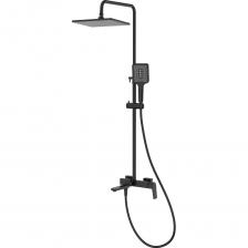 Керамический картридж 35мм - S500.35 Переключатель с керамическими пластинами (угол поворота – 90°) - S501.526 Переключатель в изливе - S501.527 Излив - функция переключения Аэратор - S540.721 Душевой шланг 1.5м - S402.15 Душевая лейка - 3 режима Верхний душ - 320*210мм Эксцентрики с отражателями, держатель лейки, крепеж штанги