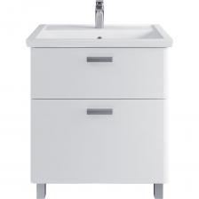 Комплект Sanstar напольная тумба Gretta 70 с раковиной Фостер 70 331.1-1.5.1.КФОС производится на российском заводе, оснащенном высокотехнологичным европейским оборудованием, под контролем отдела качества, с соблюдением ТУ и ГОСТ. Товар относится к серии Migliore, отличительной особенностью которой являются более дорогие отделочные материалы. А линейка мебели Gretta, выполненная в современном стиле, внесет в ванную комнату неповторимый дизайн и обновление. Дополнительно к тумбе возможно приобрести полный комплект мебели Gretta, а именно зеркало или зеркальный шкаф, шкаф-пенал. Окрашивание изделия производится в пять этапов с применением итальянской эмали, глянец. Два выдвижных ящика с направляющими скрытого монтажа и доводчиками. В комплект входит 4 ножки - 2 передние из хрома, 2 задние из пластика, а также дополнительное крепление к стене. Товар доставляется в предварительно собранном виде, состоит из 2 мест, надежно упакованных в пятислойный гофрированный картон. 