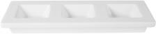 Менажница Cameo Square Accessory фарфор 3-х секционная 30,5х11,5см h2,9см 710-A343S