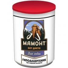 Мамонт Vet Diet Hypoallergenic влажный корм для собак, диетический, склонных к пищевым аллергиям - 0,525 кг диетические супер премиум для взрослых для всех пород консервы (в железной банке) Российский корм 1 уп. х 6 шт. х 3.15 кг