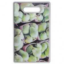 Разделочная доска Satoshi Kitchenware Тропики 852-125, 37х23 см, 1 шт., зеленый