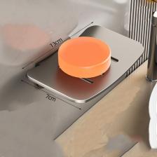 Настенная металлическая мыльница