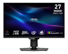 MSI MAG 274QPF X30MV 27" 16:9 WQHD(2560x1440) Rapid VA Flat, DisplayHDR 1000, 0.5ms, 5000:1, 100M:1, 400nits, 178/178, 2xHDMI 2.1, DP 1.4a, Tilt,Swivel,Height,Pivot,VESA,300Hz,Black,1y w-ty [9S6-3CF09H-028]