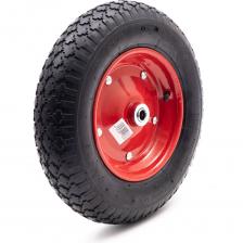 Пневматическое колесо для тачек Колесо пневматическое для тачек (14x3.5-8 pneum; ось 20 мм; длина 75 мм) ENIFIELD 14x3,5-8 Pn 20/75