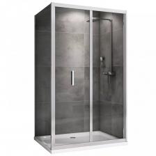 Душевой уголок Abber Sonnenstrand AG07110-S80 80x110, профиль хром, стекло прозрачное