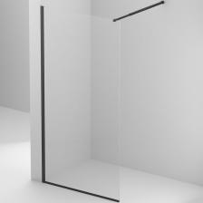 Душевая перегородка BelBagno Kraft 80 KRAFT-L-1-80-C-NERO черный