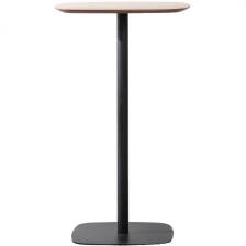 Барный стол Stool Group Form 60*60 светлое дерево/черный УТ000036017 (квадратная столешница)