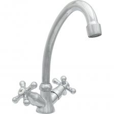 Это двухвентильный (или двухрычажный) механизм. Поворотом одного вентиля запускается теплая вода, а открытием другого – холодная. Регулирование двух рычагов позволяет легко настроить необходимый напор воды и ее температурный показатель.