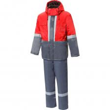 Утепленный костюм СОЮЗСПЕЦОДЕЖДА СУРГУТ серый/красный, р. 48-50, рост 170-176 2000000121178