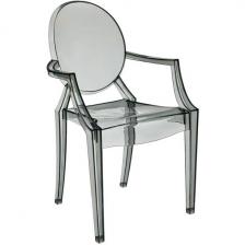 Стул Bradexhome Louis Ghost прозрачный серый FR 0037Y Bradex Home