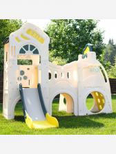 Игровой комплекс UNIX Kids Playhouse с горкой, Серый