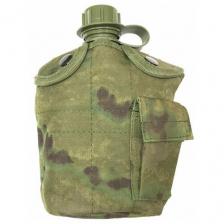 Армейская фляга с алюминиевым котелком, фляга тактическая