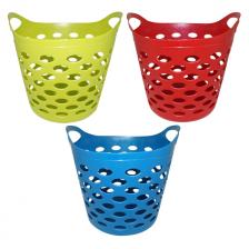 корзина-сумка GENSINI 37х37х38см 32л пластик в ассортименте