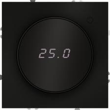 Терморегулятор электронный VOLTUM S70 VLS070108 с индикацией и датчиком для теплого пола, (черный матовый) Voltum