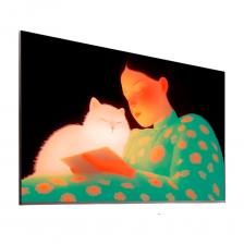 Телевизор Hisense Vidda Sticker Wallpaper, 75", 4K, Mini-LED, 300 Гц, черный