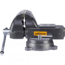 Поворотные слесарные тиски Inforce 200 мм 05-23-12