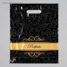 Пакет «Перфекто Шайн», полиэтиленовый с вырубной ручкой, 90 мкм 30x37 см